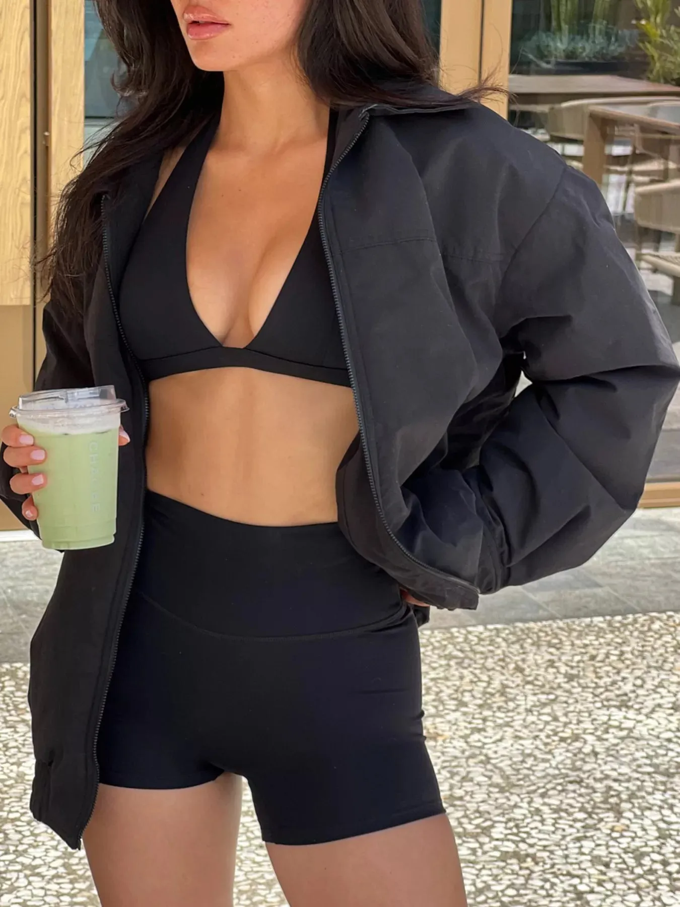 Relaxed Fit Lightweight Zip Up Jacket sold by Charming Charlie