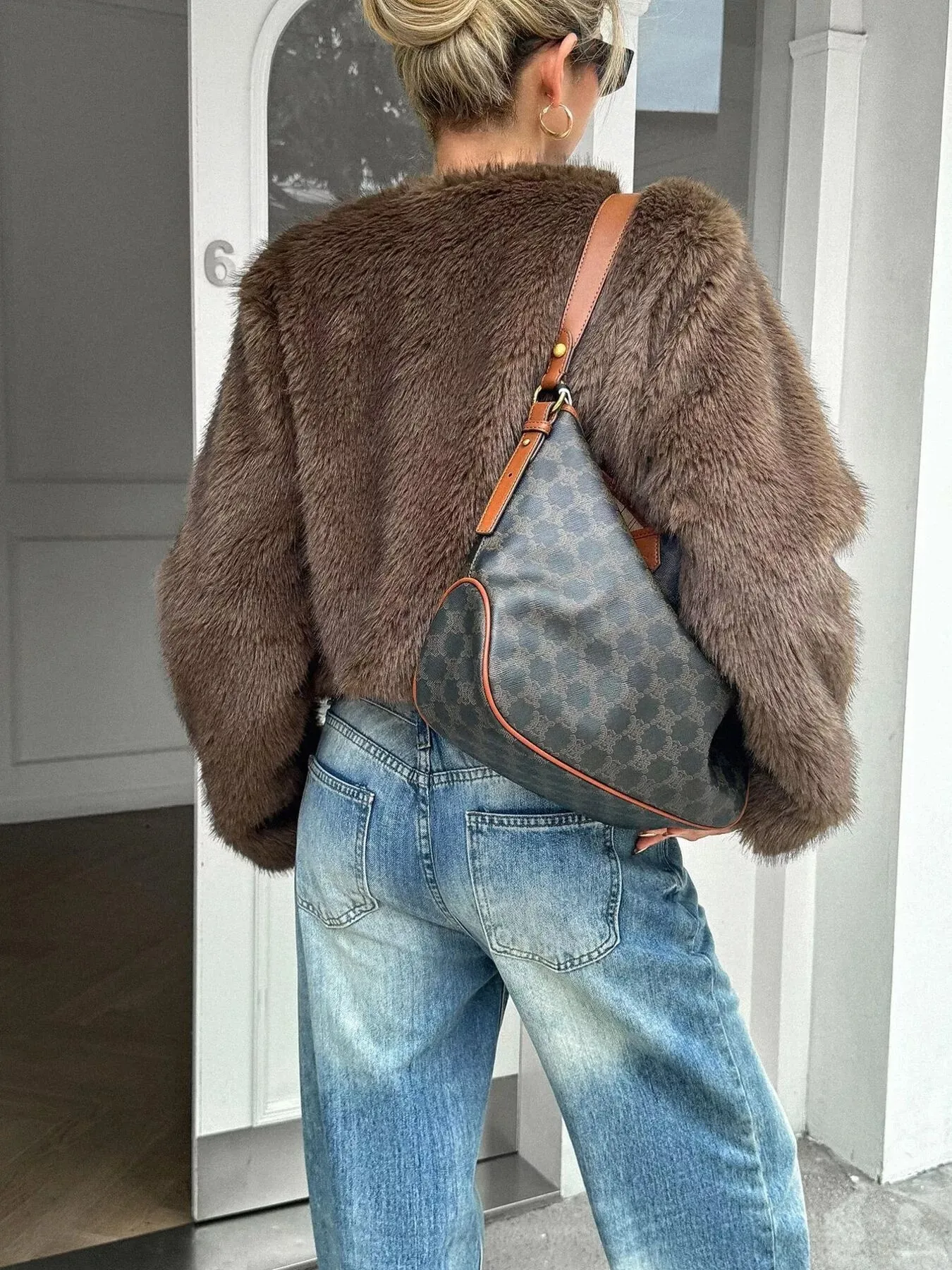 Faux Fur Cropped Outerwear sold by Charming Charlie product image thumbnail 4