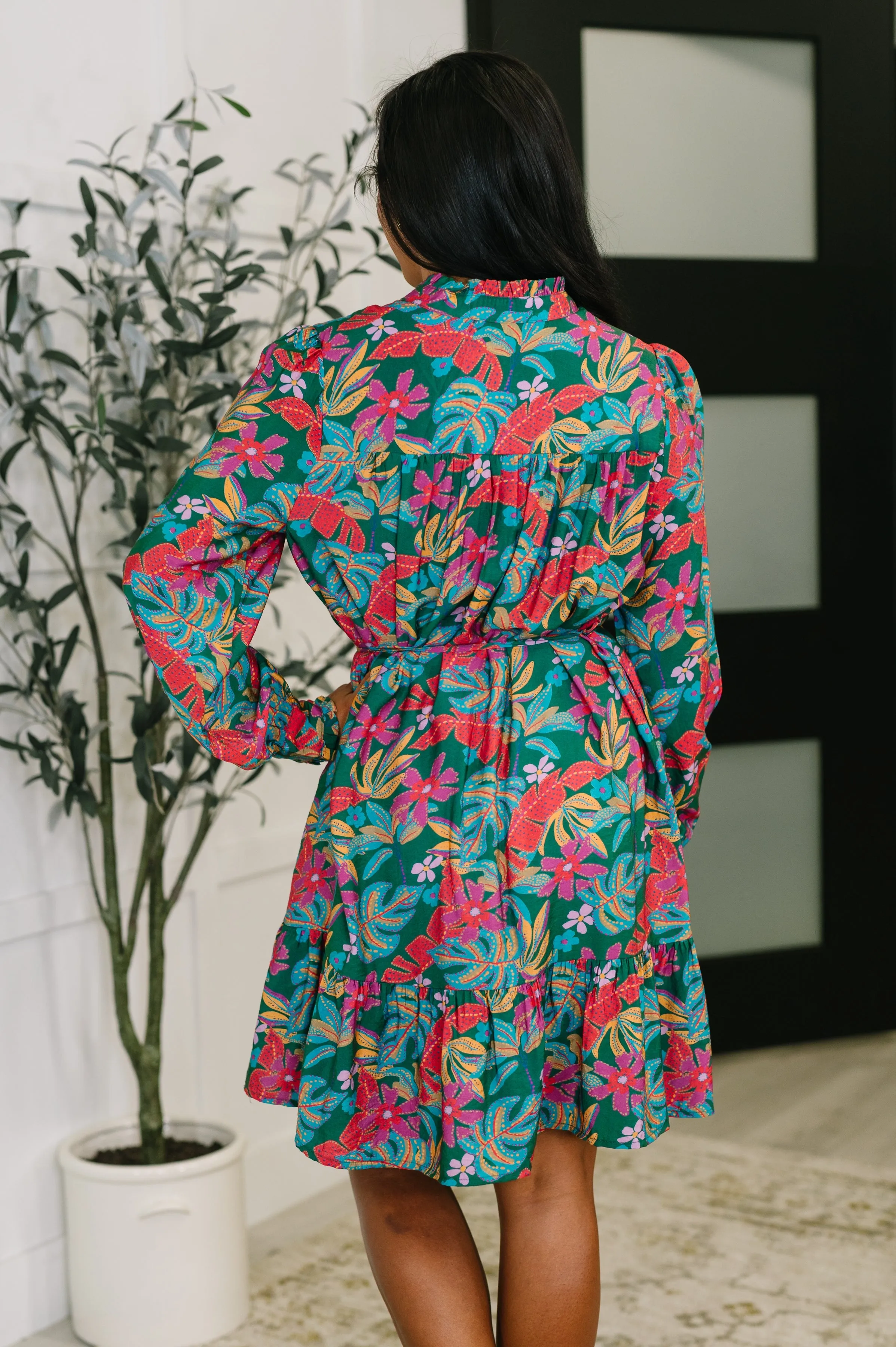 Rustic Retreat Long Sleeve Dress sold by Charming Charlie product image thumbnail 5