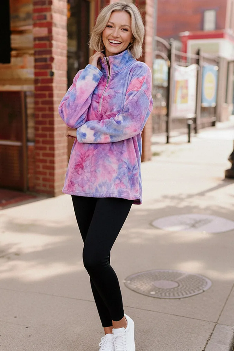 Pastel Skies Fleece Pullover sold by Charming Charlie product image thumbnail 3