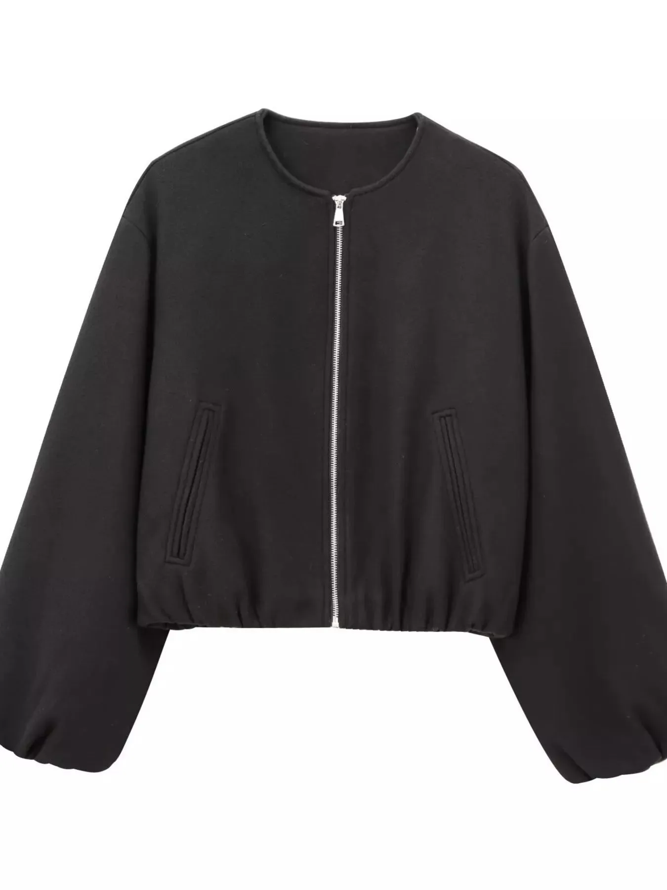 Zip Up Cropped Jacket sold by Charming Charlie product image thumbnail 5