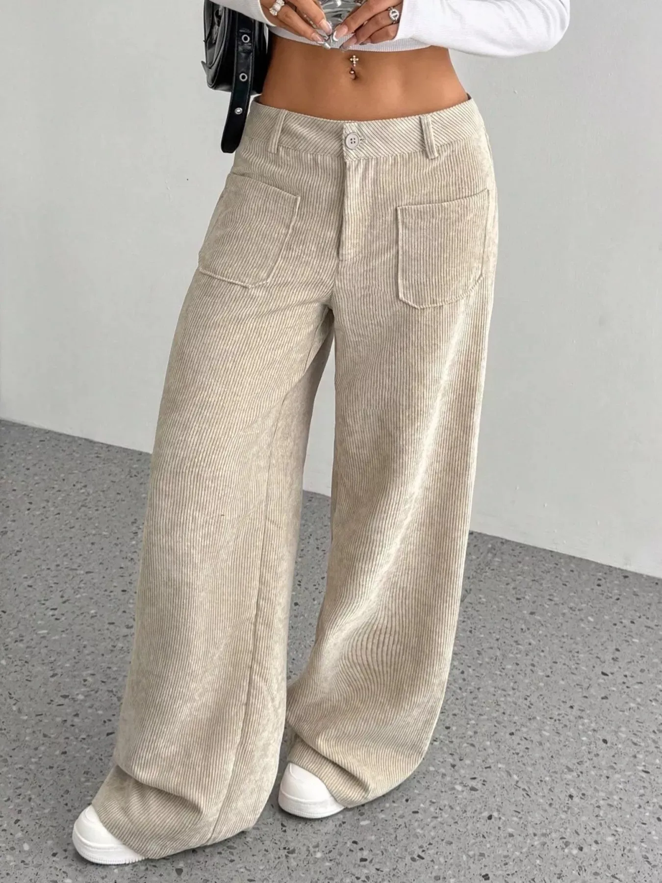Wide Leg Corduroy Pants sold by Charming Charlie product image thumbnail 5