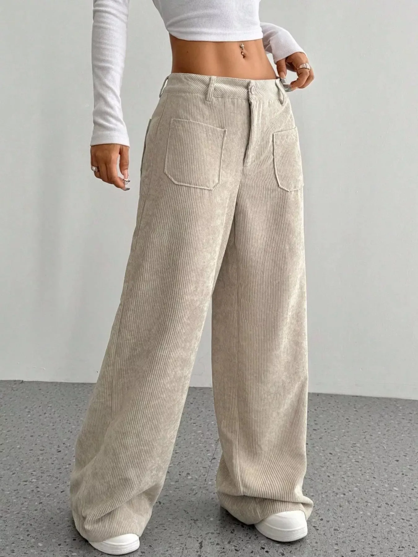 Wide Leg Corduroy Pants sold by Charming Charlie product image thumbnail 2