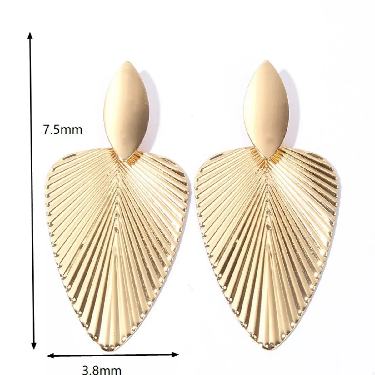 Leaf Shape Dangle Earrings sold by Charming Charlie product image thumbnail 4