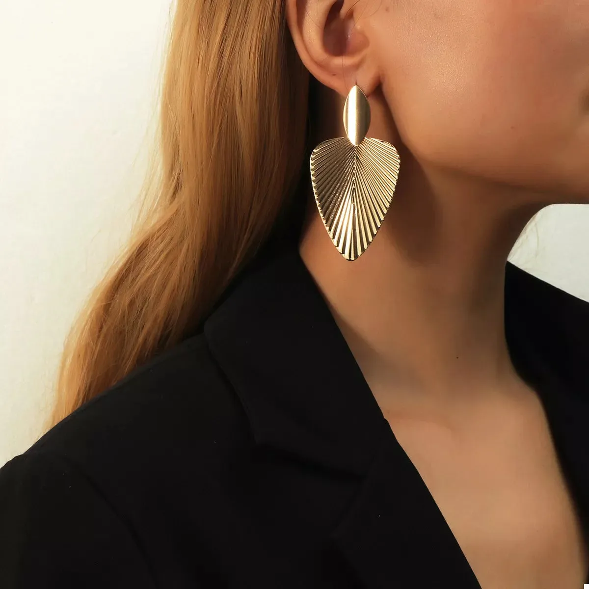 Leaf Shape Dangle Earrings sold by Charming Charlie