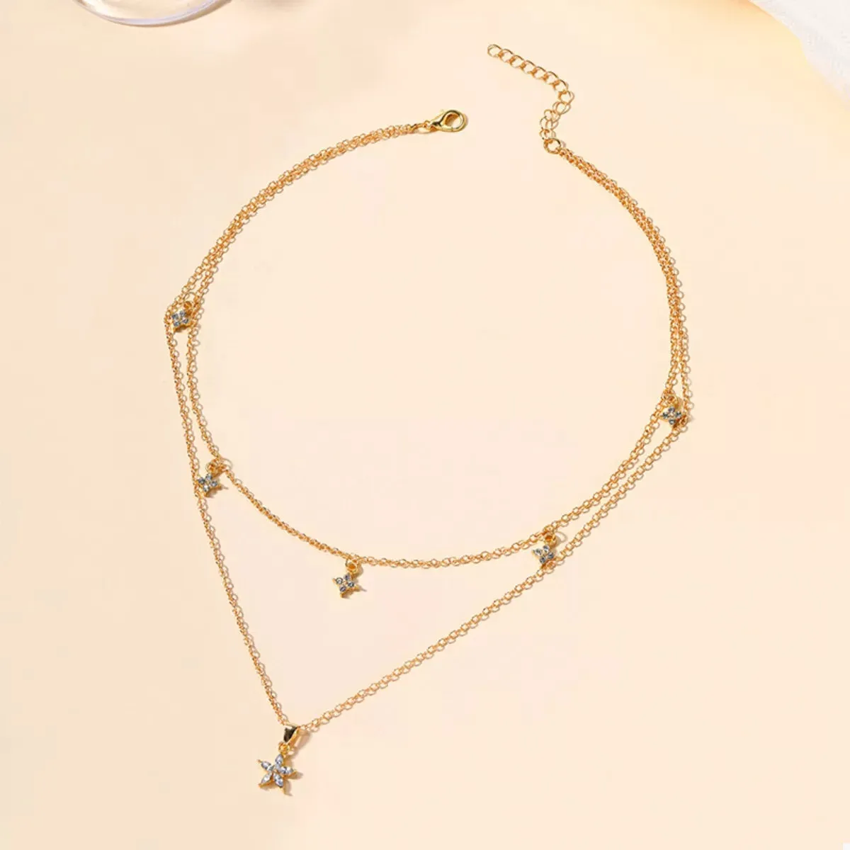 Double Layered Pendant Necklace sold by Charming Charlie product image thumbnail 3