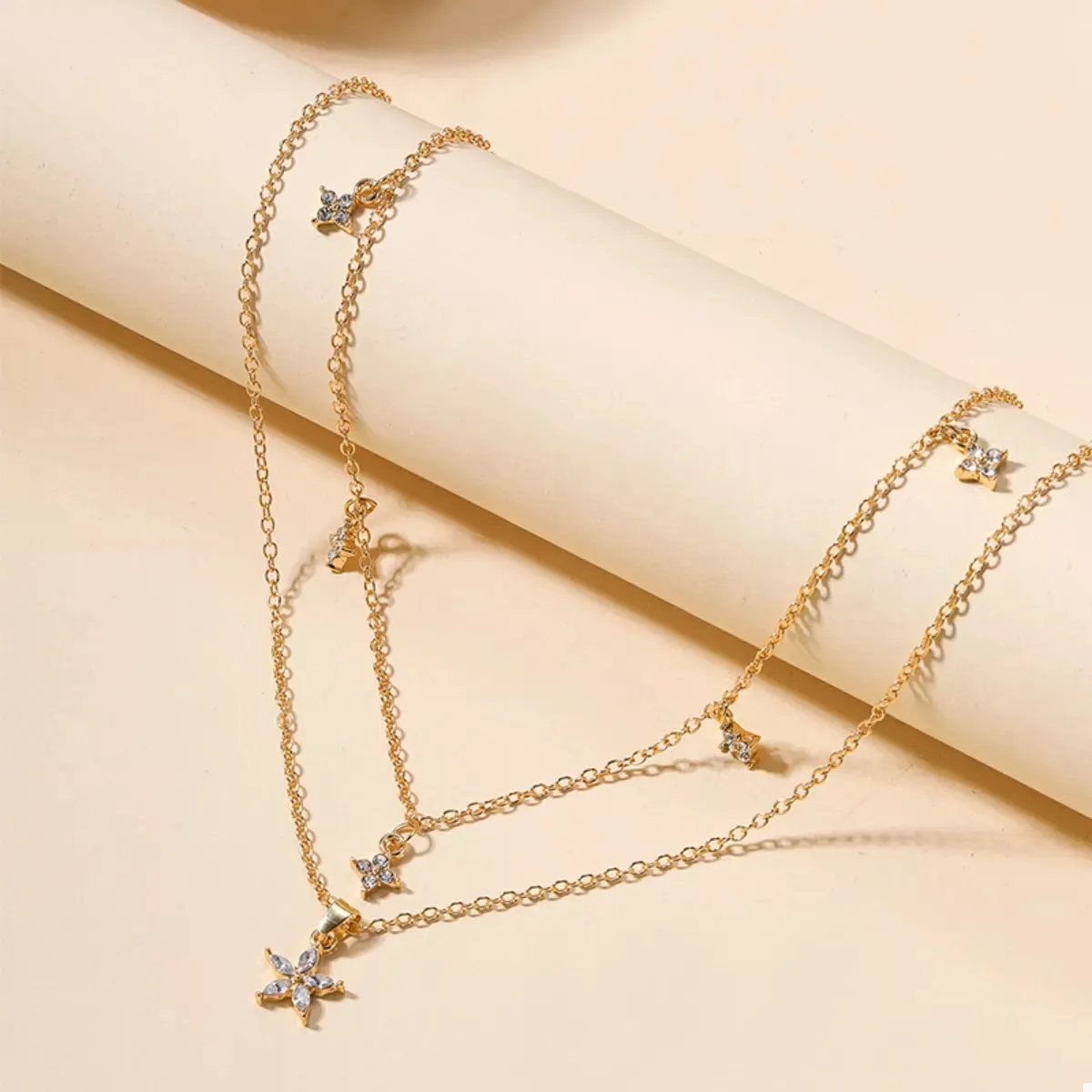 Double Layered Pendant Necklace sold by Charming Charlie