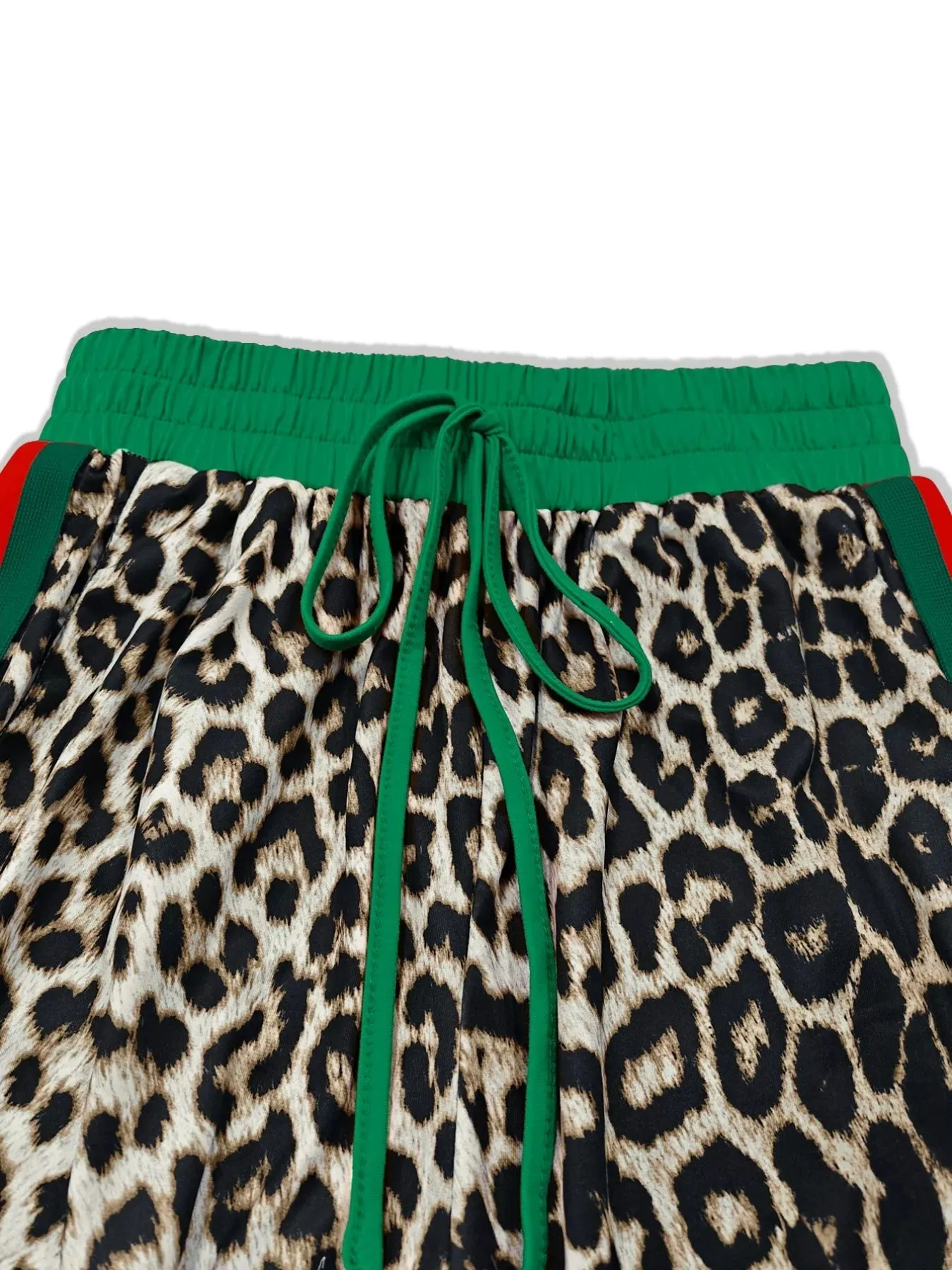 Leopard Round Neck Top and Pants Two-Piece Set sold by Charming Charlie product image thumbnail 4