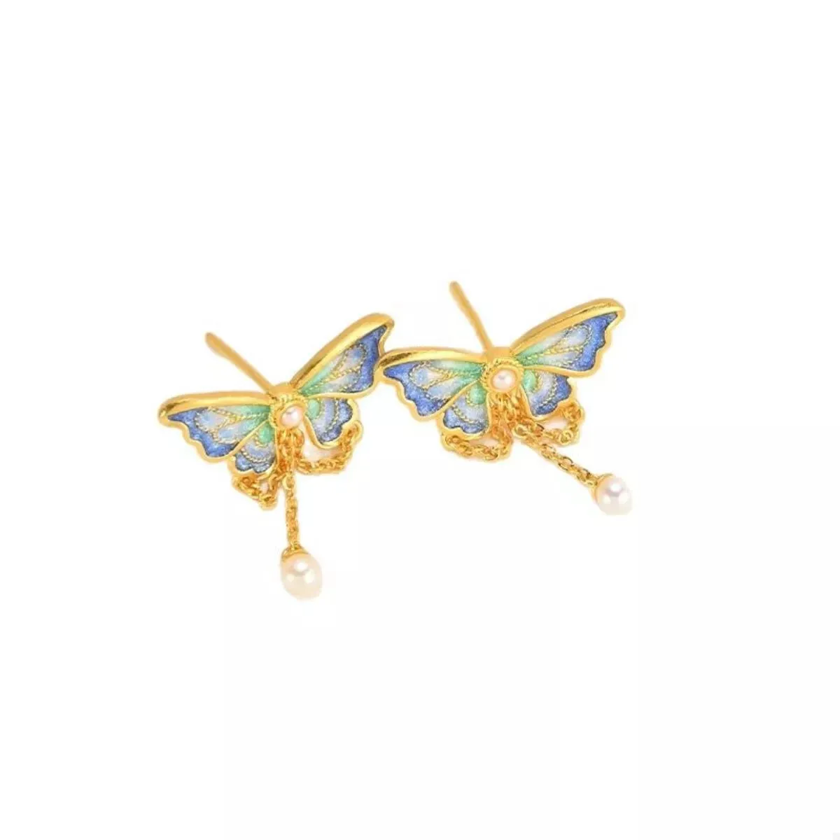 18K Gold-Plated Butterfly Earrings sold by Charming Charlie product image thumbnail 4