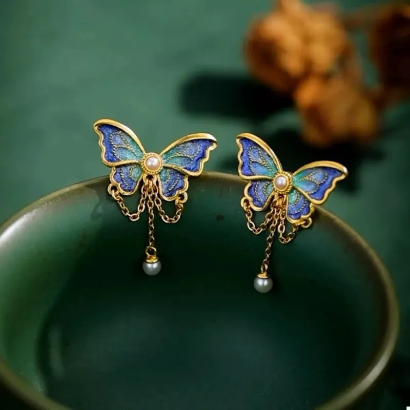 18K Gold-Plated Butterfly Earrings sold by Charming Charlie