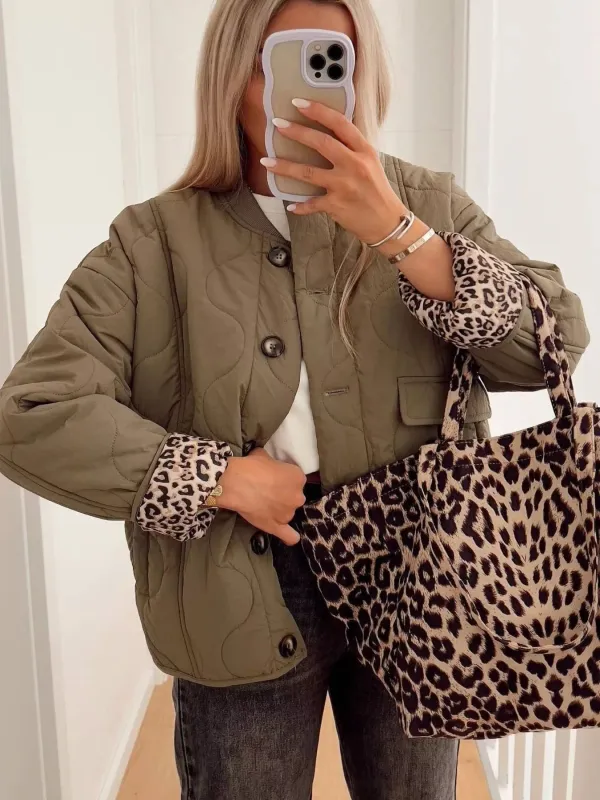 Quilted Button-Down Lightweight Jacket sold by Charming Charlie