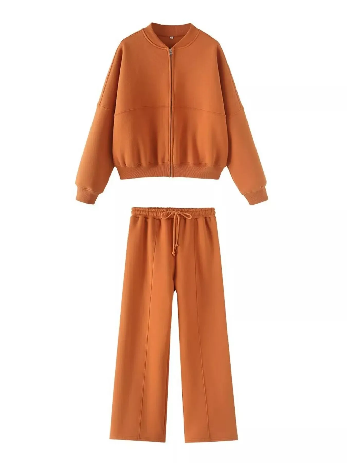Zip Up Top and Drawstring Pants Two-Piece Set sold by Charming Charlie