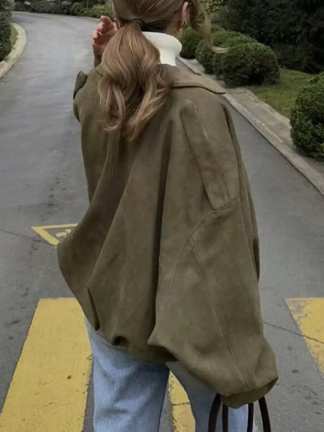 Zip Up Oversized Jacket sold by Charming Charlie product image thumbnail 4