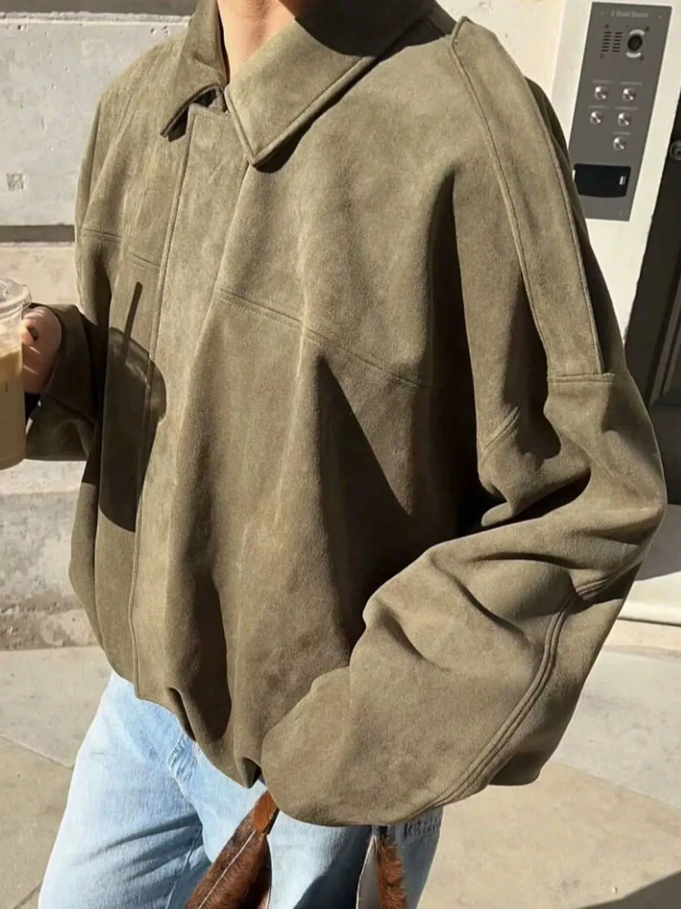 Zip Up Oversized Jacket sold by Charming Charlie