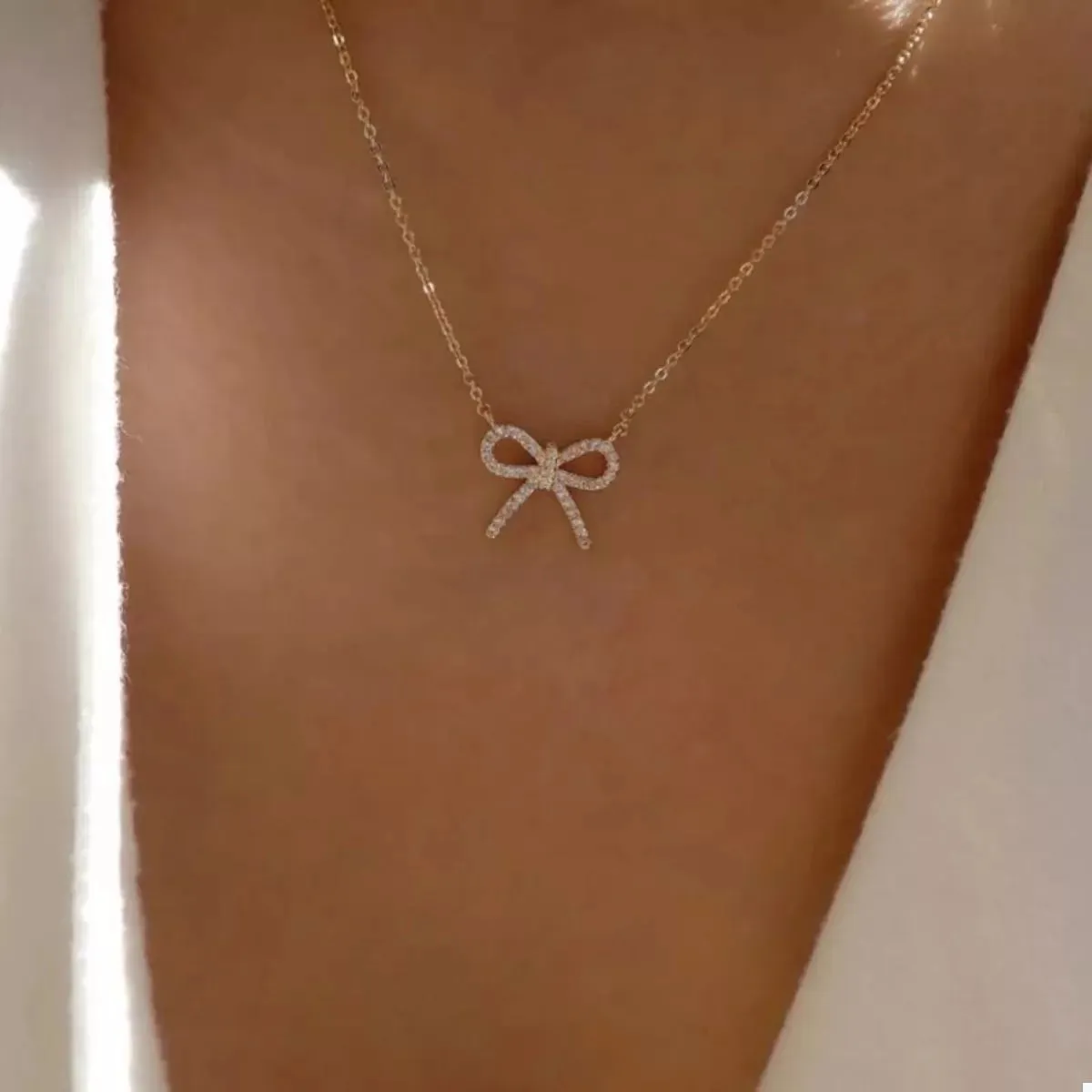 Bowknot Pendant Necklace sold by Charming Charlie product image thumbnail 2