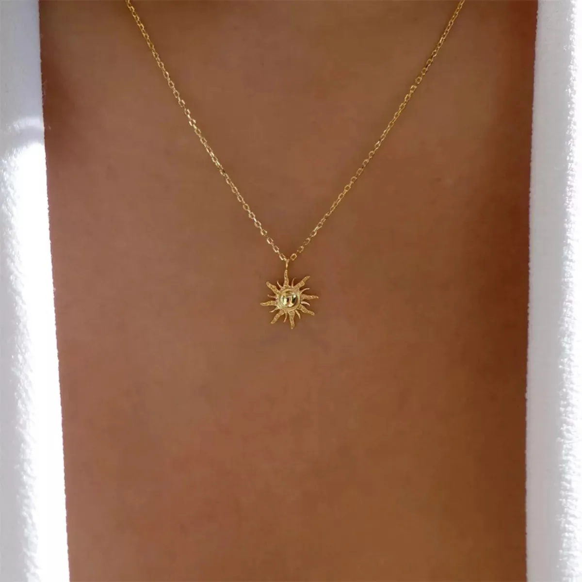 Sunburst Pendant Necklace sold by Charming Charlie