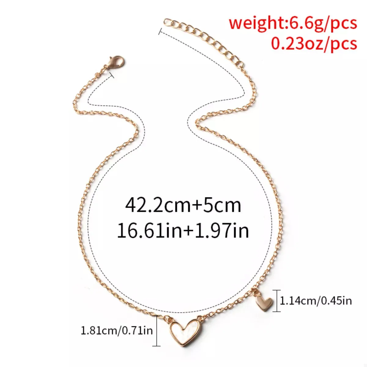 Alloy Heart Pendant Necklace sold by Charming Charlie product image thumbnail 5