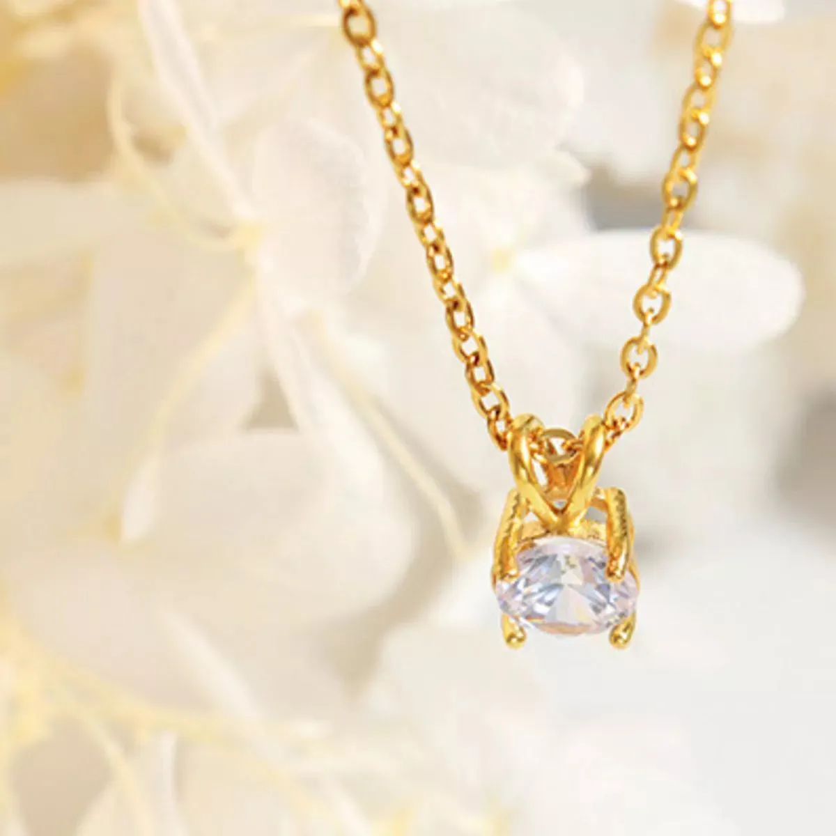 18K Gold-Plated Pendant Necklace sold by Charming Charlie product image thumbnail 3