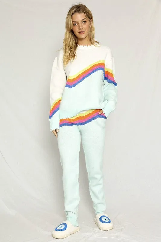 Retro stripe sweater sold by Charming Charlie product image thumbnail 4