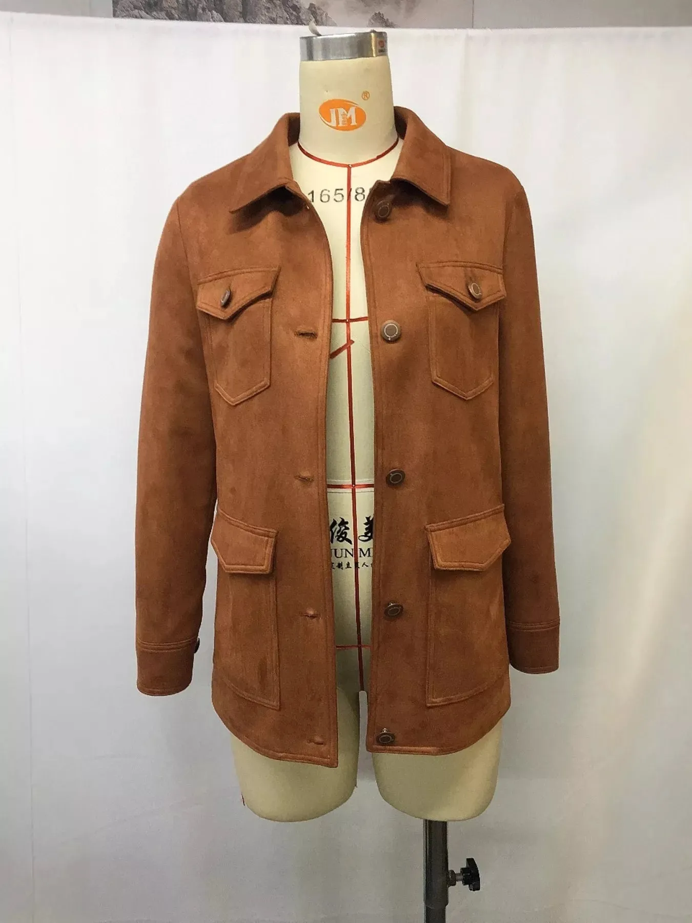 Full Size Button-Down Long Sleeve Jacket Plus Size sold by Charming Charlie product image thumbnail 4