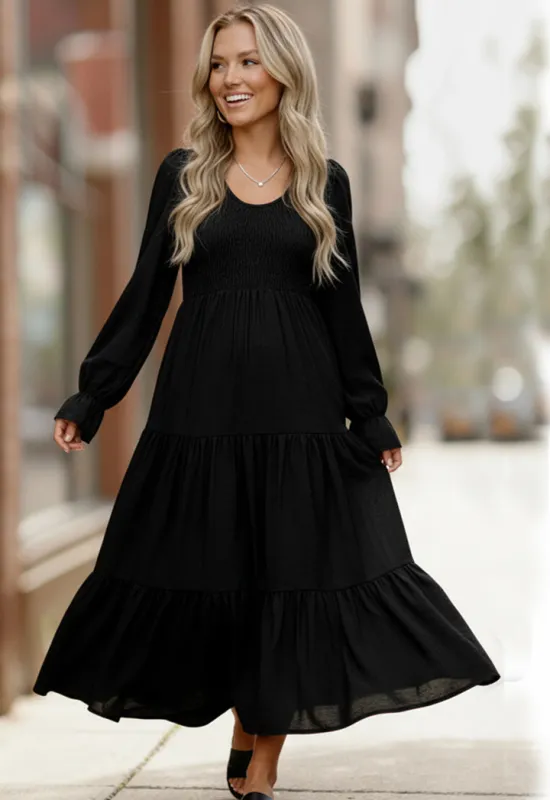 Black Magic Maxi Dress sold by Charming Charlie