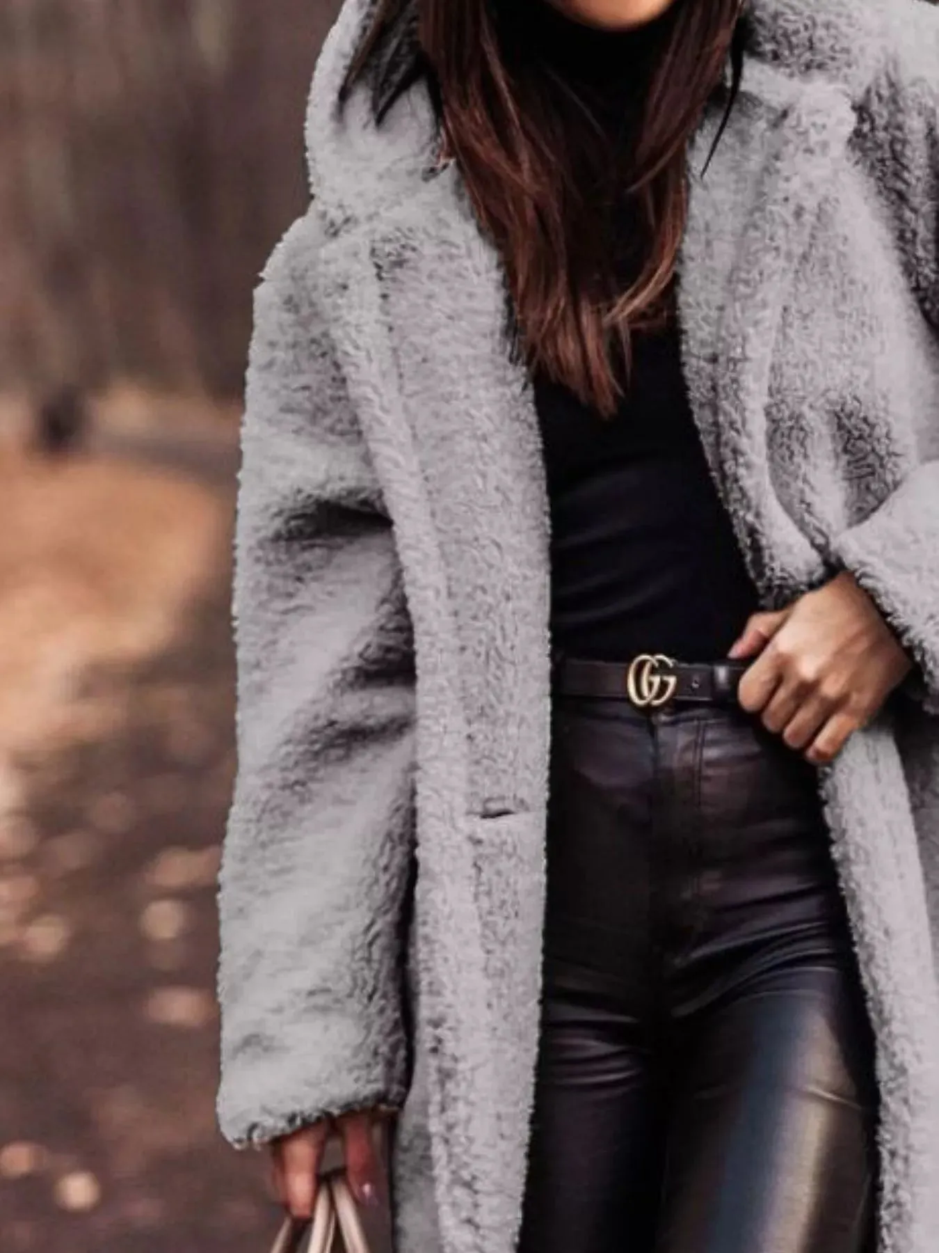 Teddy Bear Hooded Longline Outerwear sold by Charming Charlie product image thumbnail 5