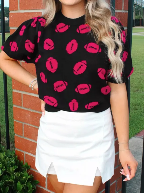 Casual Knit Short Sleeve Sweater sold by Charming Charlie