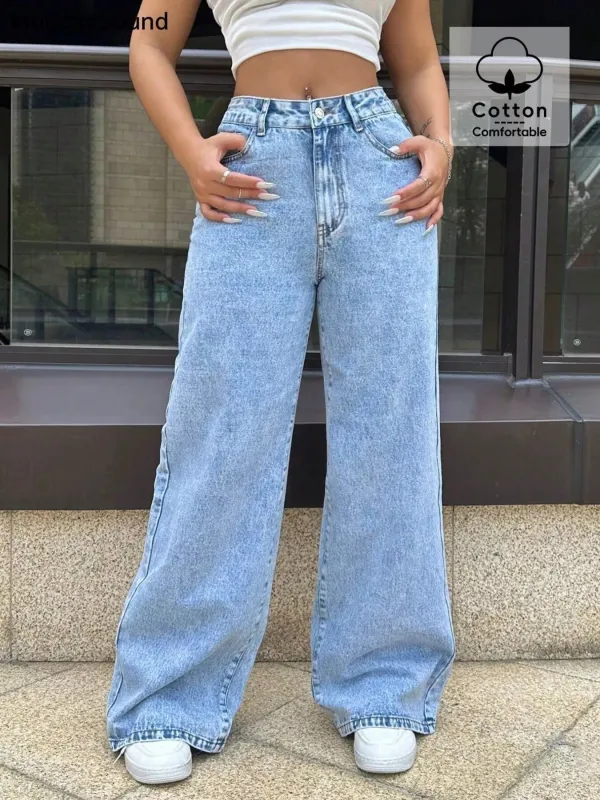 Wide Leg Wash Jeans sold by Charming Charlie