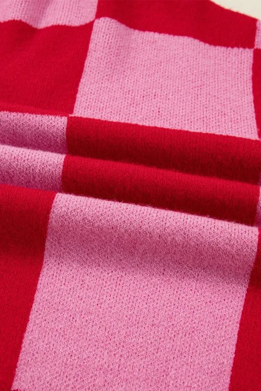 Plaid Button-Front Sweater Cardigan sold by Charming Charlie product image thumbnail 5