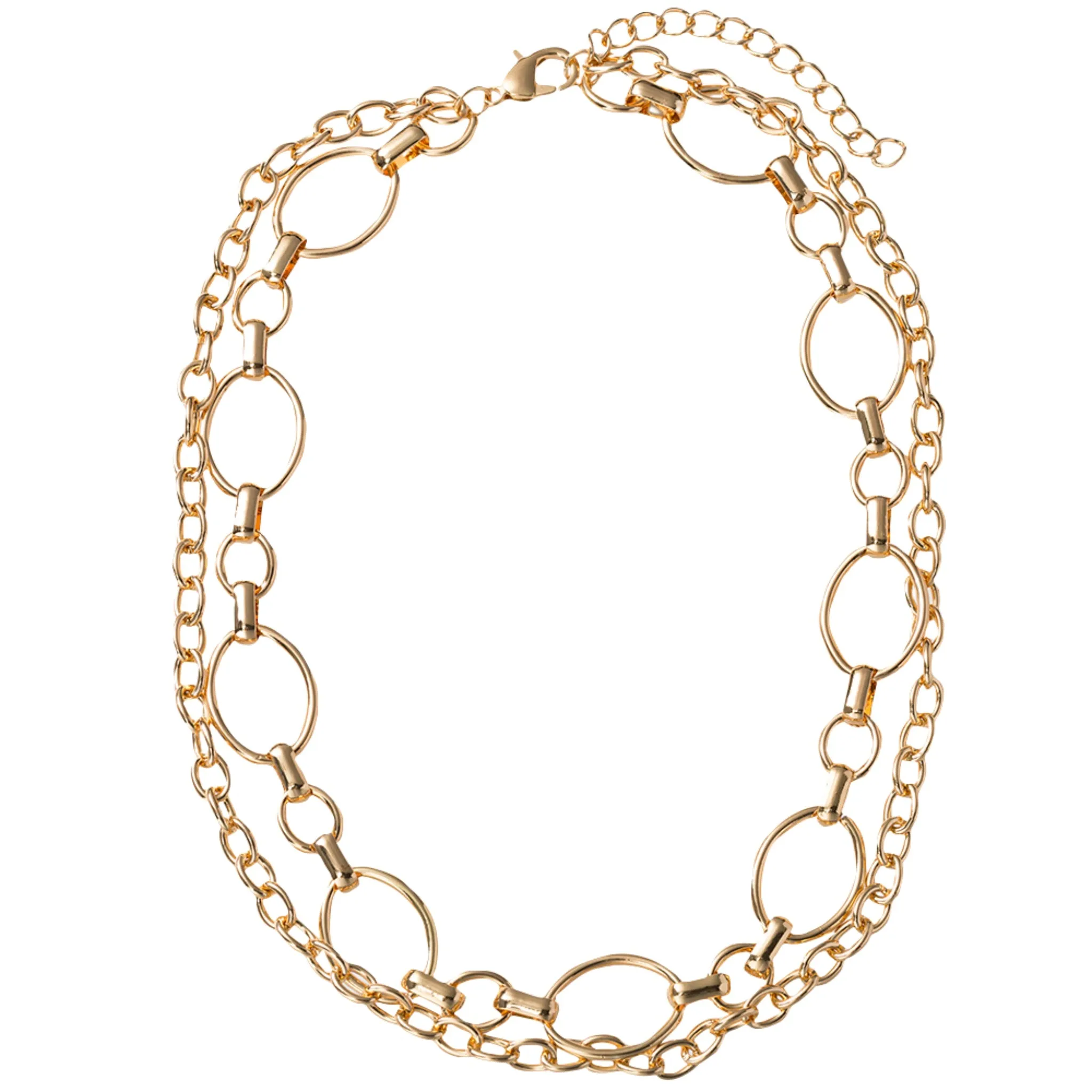2 Layer Gold Chain Necklace sold by Charming Charlie