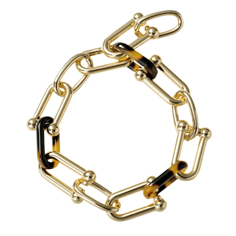 Tortoise, Gold Link Link Clasp Bracelet sold by Charming Charlie