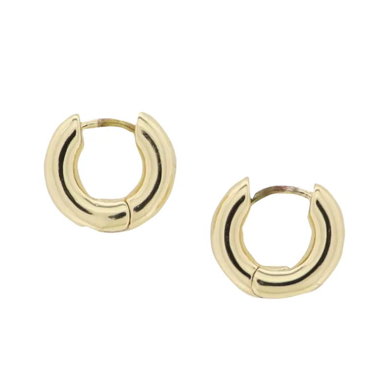 18K Gold Plated Huggie Earring sold by Charming Charlie