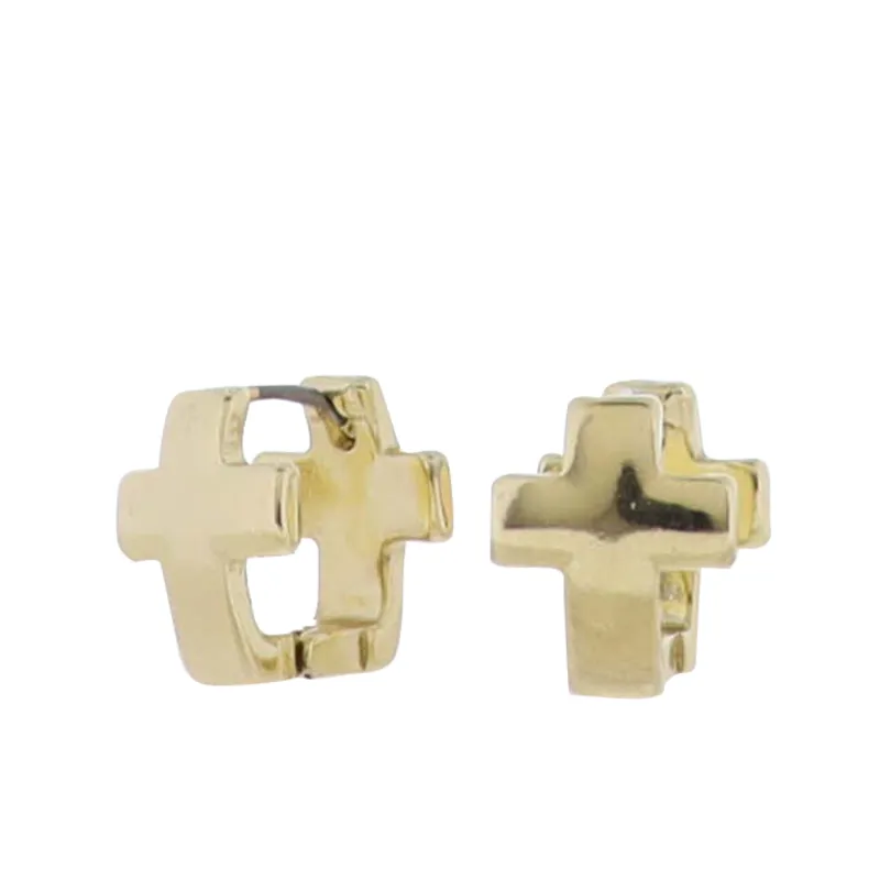 Gold Cross Earring sold by Charming Charlie