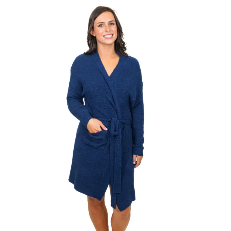 Deep Sea Satin Robe sold by Charming Charlie