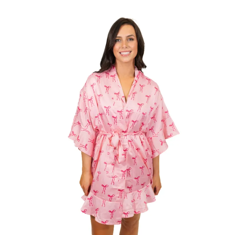 Tied with a Bow Satin Robe sold by Charming Charlie