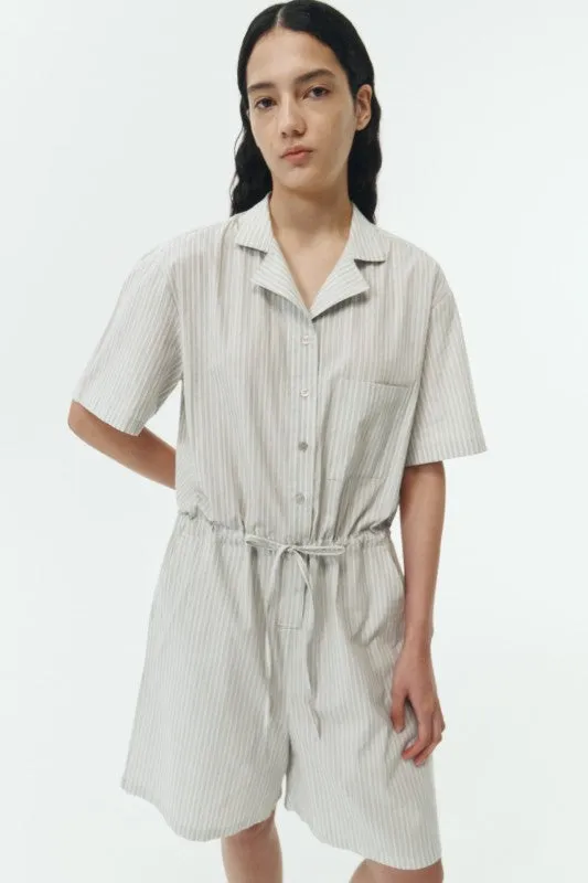 Emma Stripe Jumpsuit sold by Charming Charlie