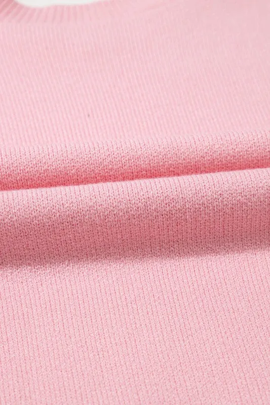 Bow Valentine Long Sleeve Crewneck Sweater sold by Charming Charlie product image thumbnail 5