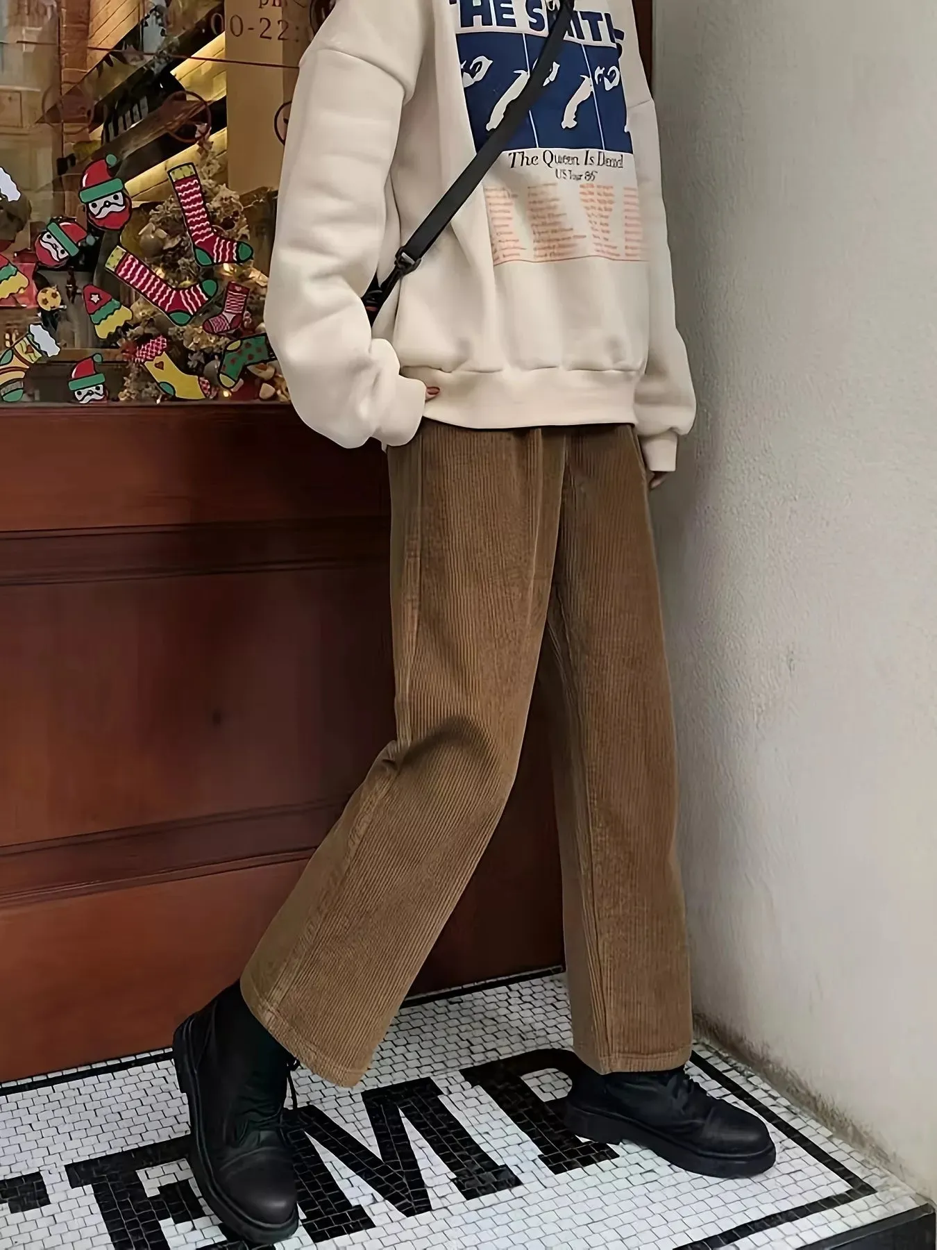 Full Size Vintage Corduroy Wide Leg Pants Plus Size sold by Charming Charlie product image thumbnail 3