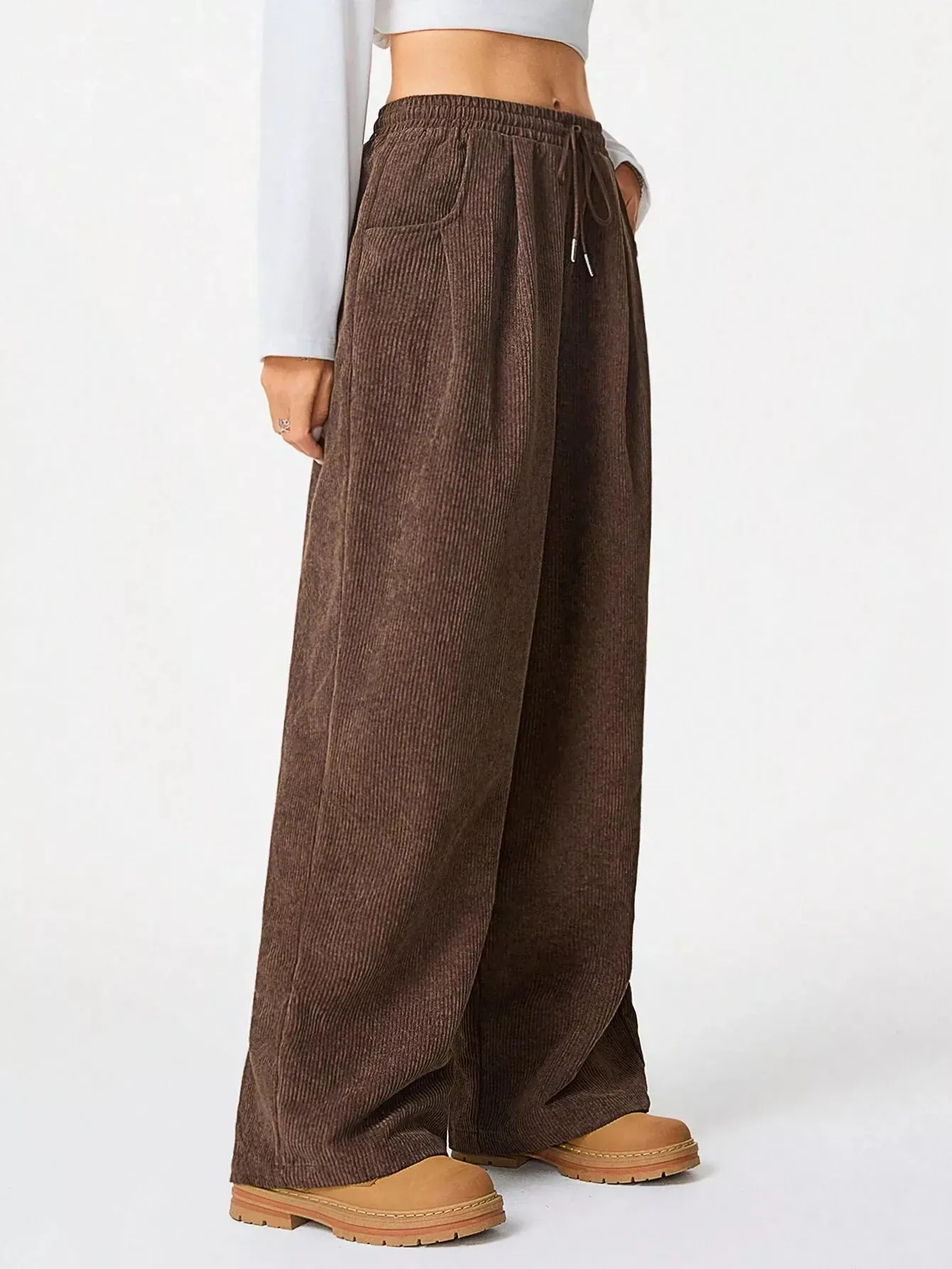 Corduroy Wide Leg Pants sold by Charming Charlie