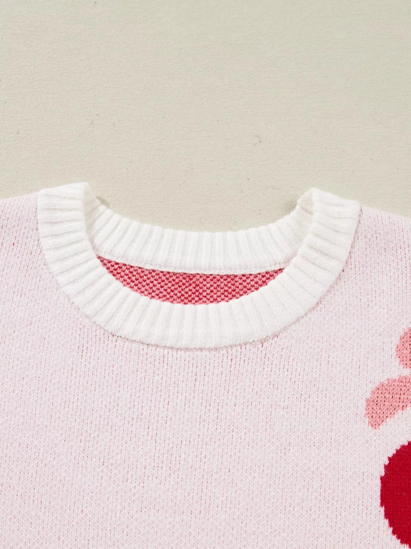Cherry Pattern Drop Shoulder Sweater sold by Charming Charlie product image thumbnail 4