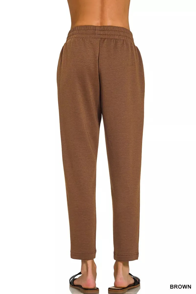 Zenana Scuba Capri Sweatpants with Pocket sold by Charming Charlie product image thumbnail 3