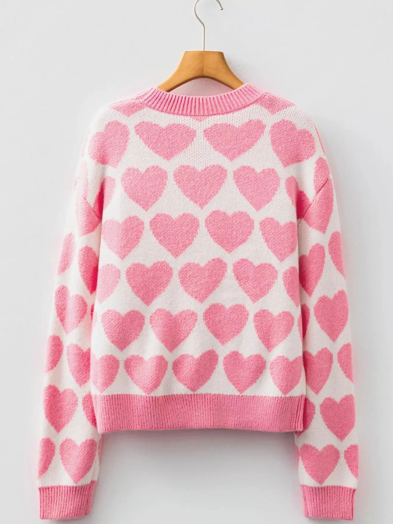 Valentine Heart Round Neck Sweater sold by Charming Charlie product image thumbnail 5