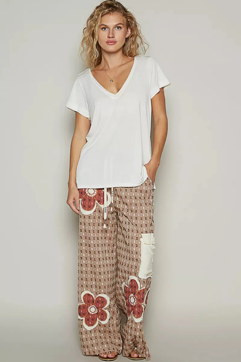 POL Basic V-Neck Short Sleeve T-Shirt sold by Charming Charlie product image thumbnail 5