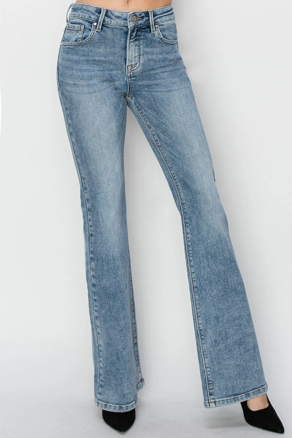 RISEN Full Size Mid Rise Bootcut Jeans sold by Charming Charlie product image thumbnail 4