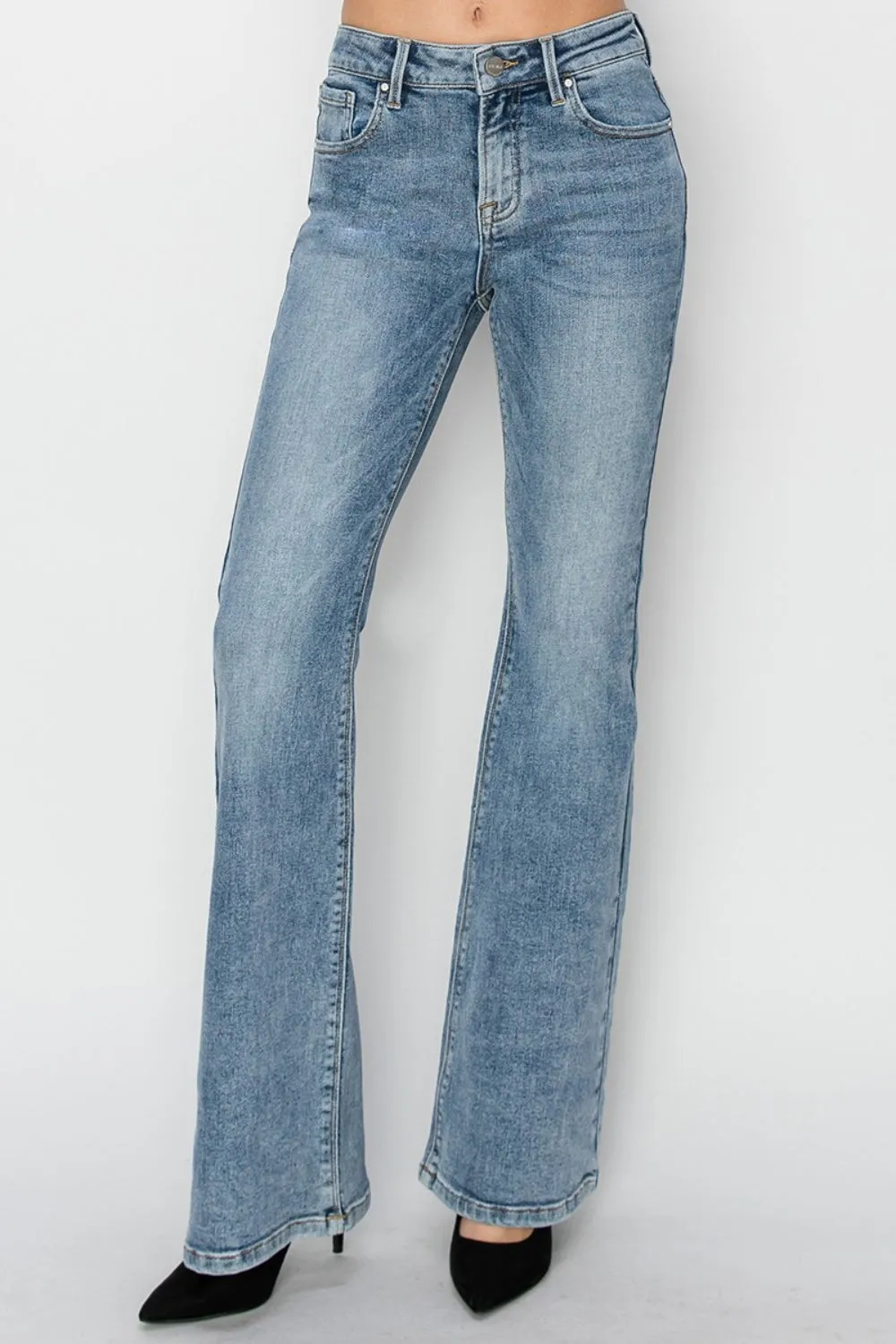 RISEN Full Size Mid Rise Bootcut Jeans sold by Charming Charlie product image thumbnail 5