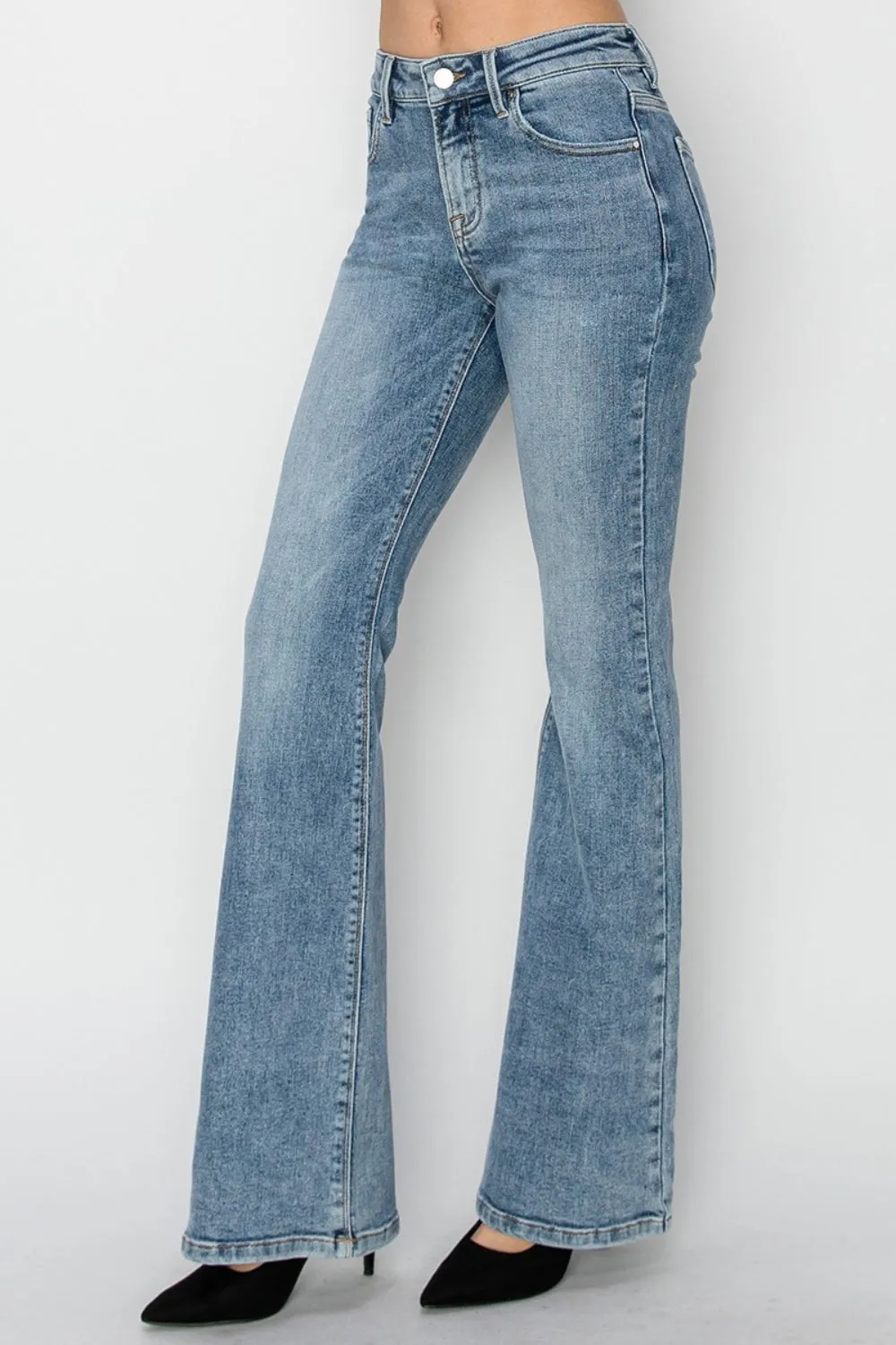 RISEN Full Size Mid Rise Bootcut Jeans sold by Charming Charlie product image thumbnail 3