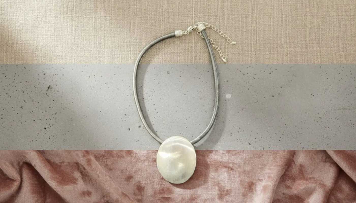 Silver Pendant Necklace sold by Charming Charlie