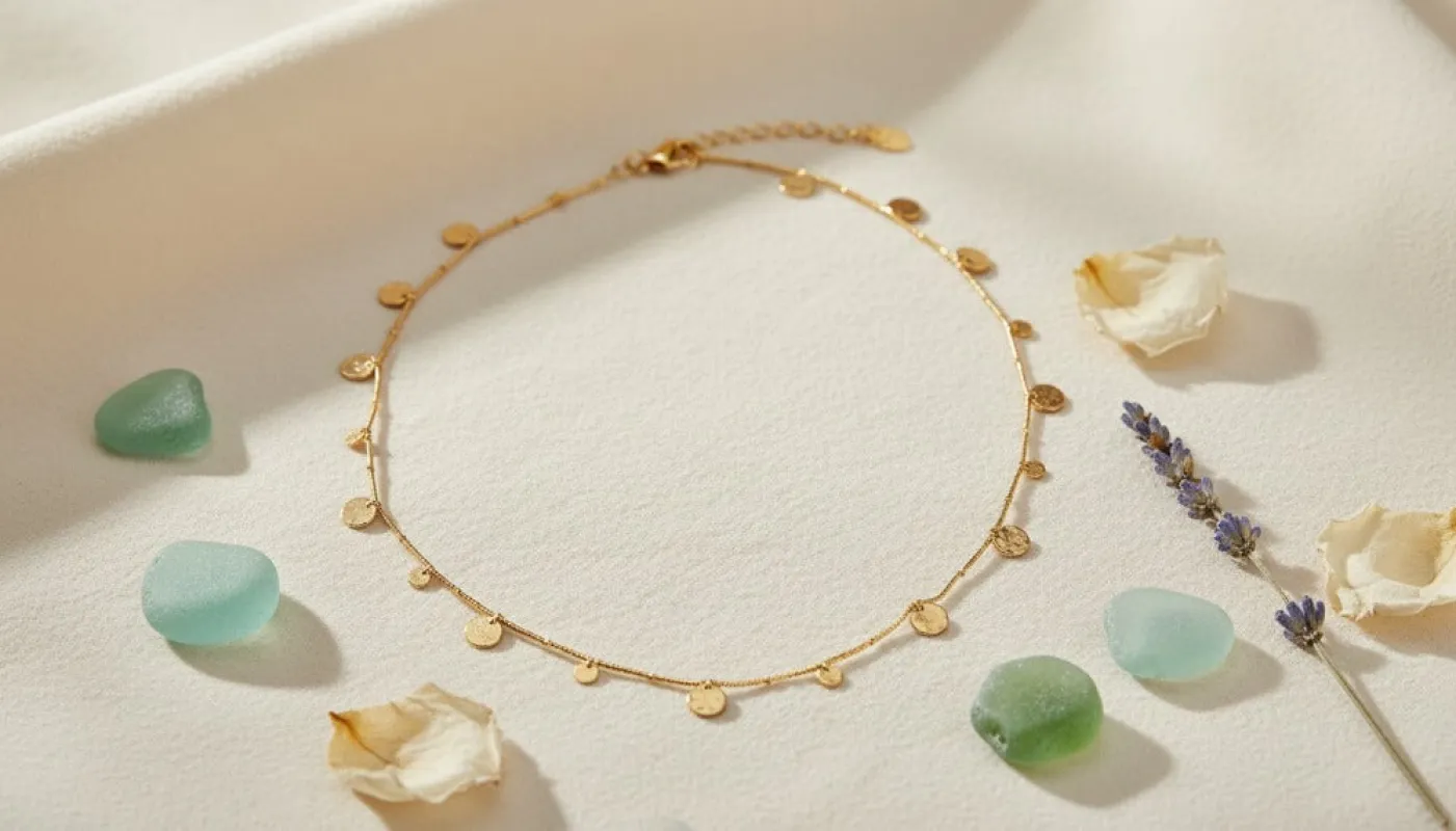 Rose Gold Charm Necklace sold by Charming Charlie