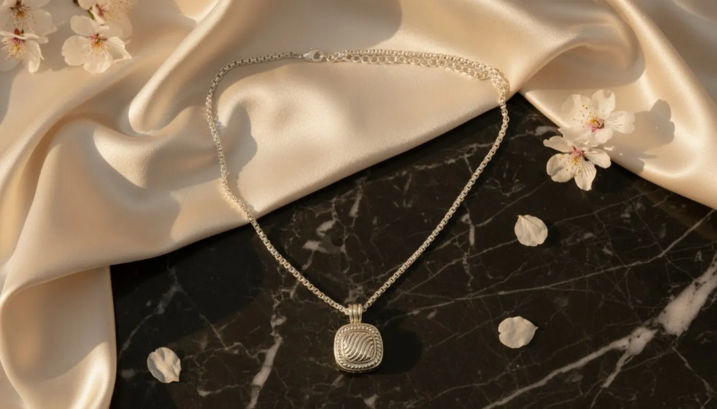 Silver Pendant Necklace sold by Charming Charlie