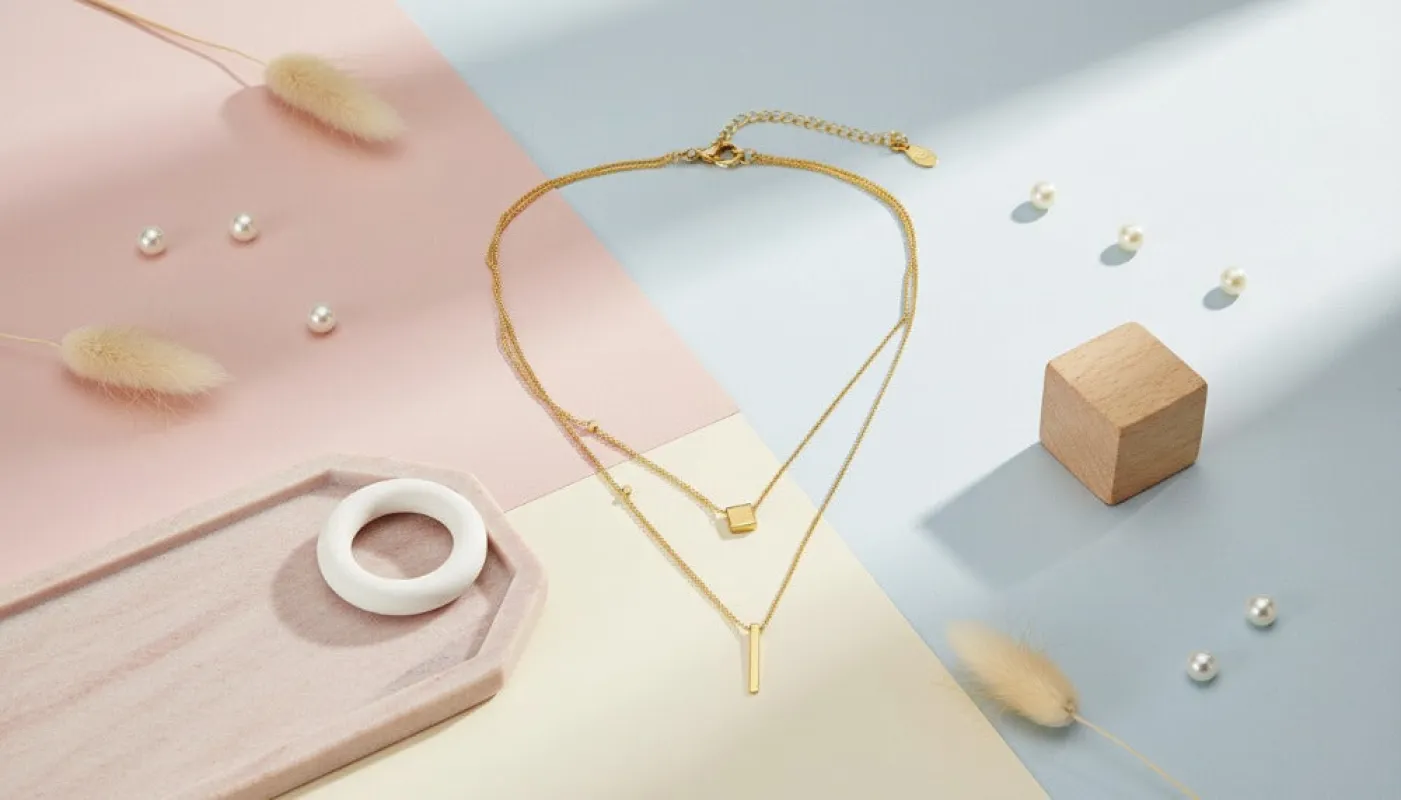 Gold Layered Necklace with Charms sold by Charming Charlie